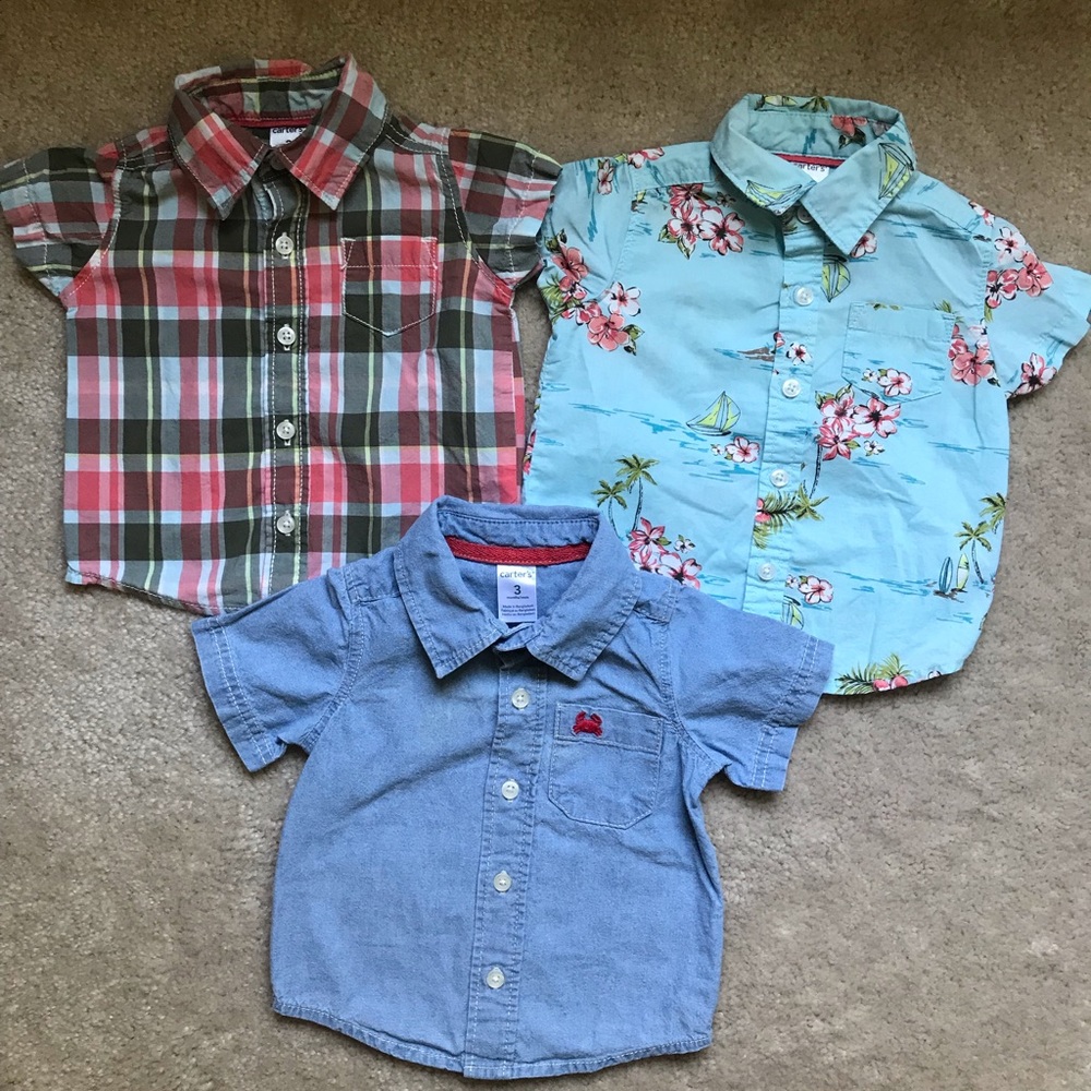 short sleeve button up